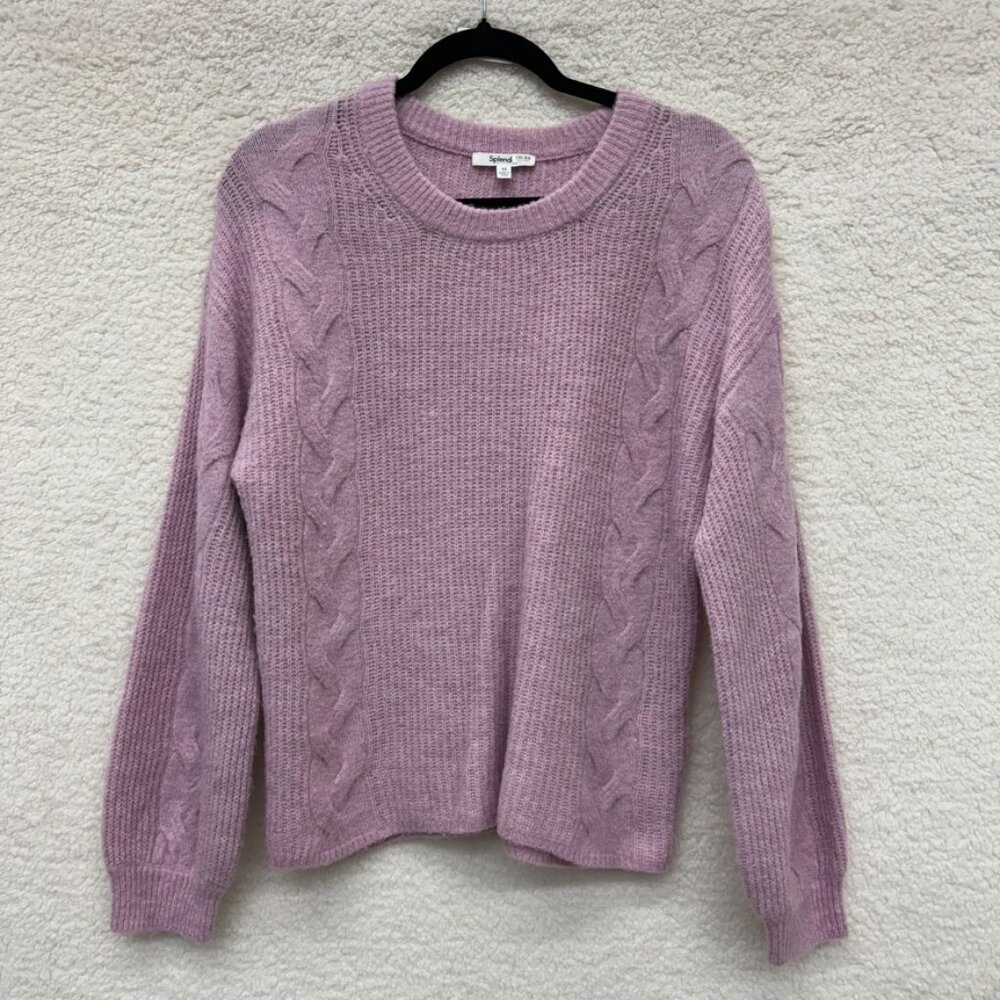 SPLENDID Wool Maternity Sweater Natalia Lilac Size XS Rent Runway RTR $168 msrp